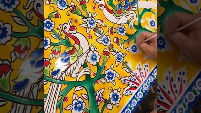 Роспись керамической плитки смотреть онлайн