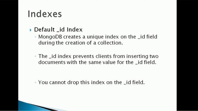 mongodb indexing video смотреть онлайн