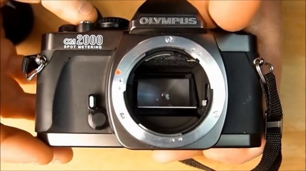 value village find olympus OM 2000 spot metering camera