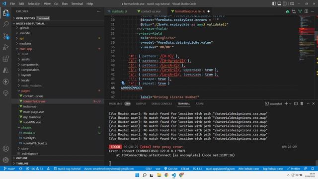Masked input fields for Vue3 using Nuxt3 and Vuetify3 смотреть онлайн