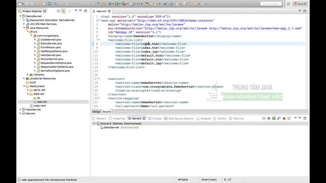 Java Servlet 12 - Thẻ welcome file list trong web.xml của Java Servlet - Trung Tâm Java Master смотреть онлайн