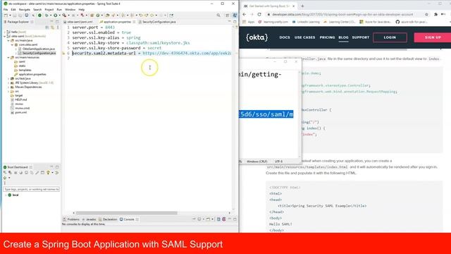 okay azure springboot saml and okta смотреть онлайн
