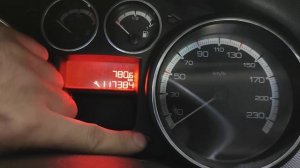 Peugeot 308 сброс сервиса, service reset