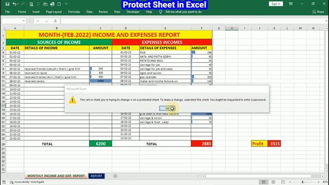 Protect Sheet in excel || How to use protect Sheet option in excel | protect Sheet use in excel смотреть онлайн