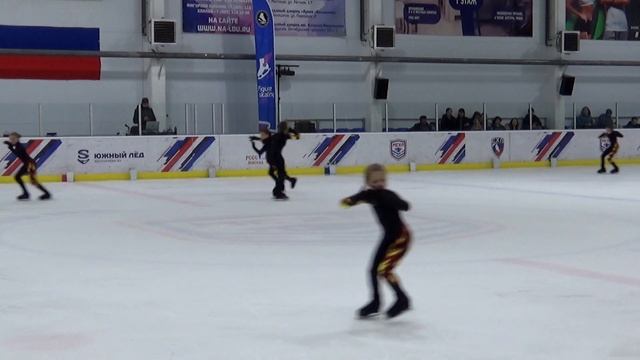 Студия ледового танца «Ice Line» - Сила огня (ЛК «Южный Лед» - 16.02.2020) смотреть онлайн