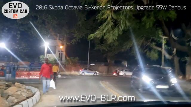 EVO Visibility 2016 Skoda Octavia Bi-Xenon projector lens upgrade Beam Brightness 55 Watts Canbus смотреть онлайн