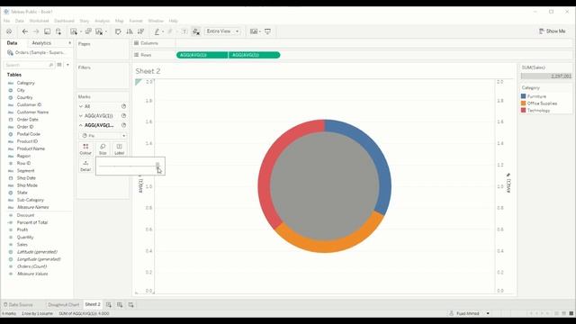 How to in Tableau in 5 mins: Build a Donut Chart смотреть онлайн