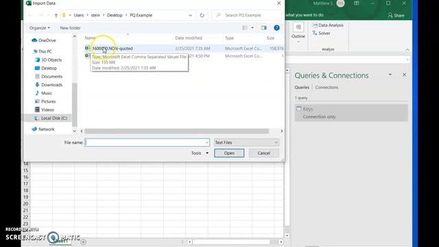 Filter Massive CSV using PowerQuery in Excel смотреть онлайн