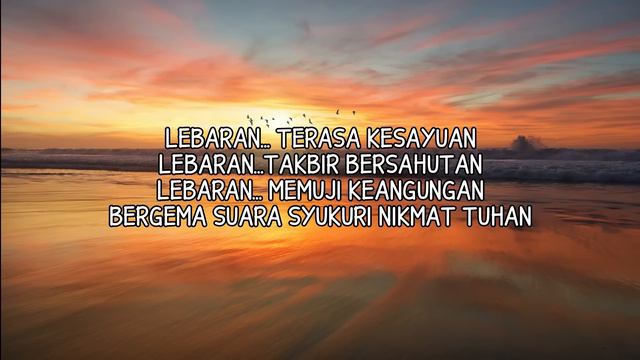 SITI NURHALIZA - SESUCI LEBARAN (LYRICS) смотреть онлайн