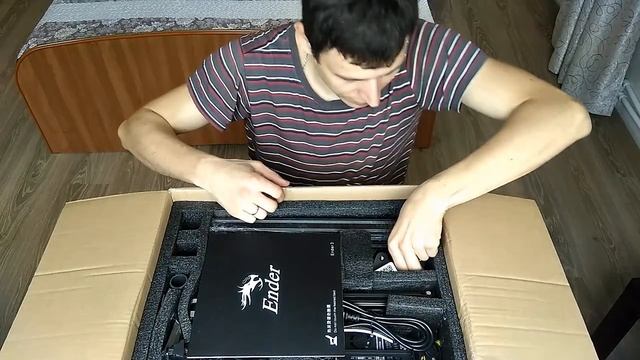 Ender 3 3D Принтер Анбоксинг обзор и распаковка посылки смотреть онлайн