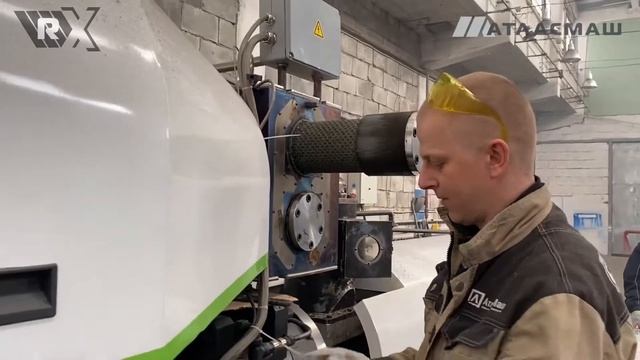 Гранулятор RX: трехкаскадный - переработка ПНД пленки с полигона смотреть онлайн