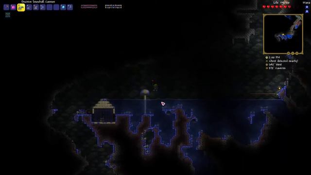 Terraria - Calamity Modded Ep 4 || Cave "fun" смотреть онлайн