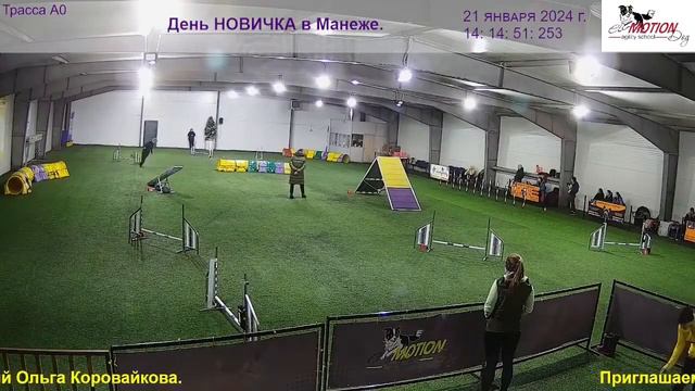День новичка в манеже. 21.01.2024 г. Манеж Строгино.
