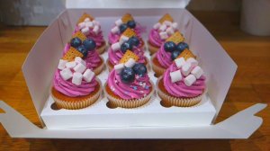 Капкейки Ванильные с Клубникой ГОТОВИМ ВМЕСТЕ