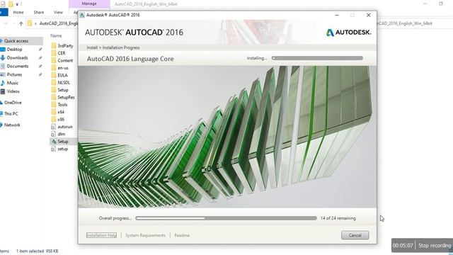 Learn to Install or Setup AUTODESK AUTOCAD 2016 смотреть онлайн
