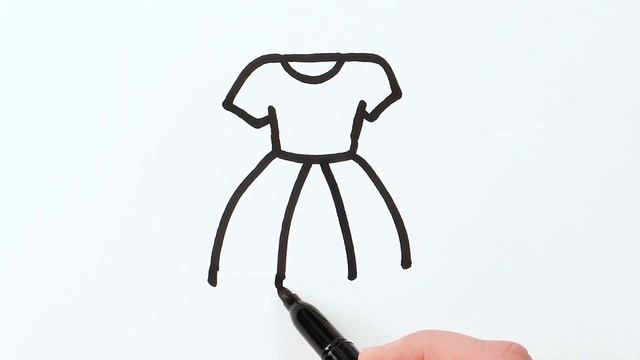 Рисуем фломастерами. Простой милый рисунок. Рисование для детей смотреть онлайн