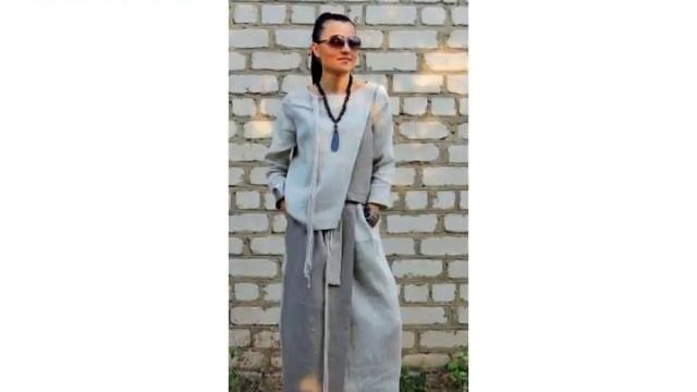 Глядя в зеркало. Льняная одежда смотреть онлайн