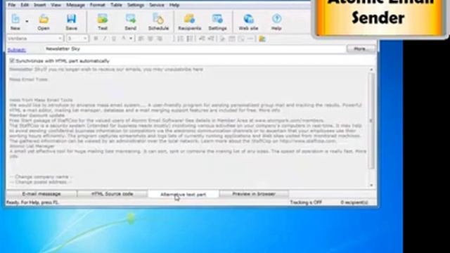 ATOMIC EMAIL SENDER! - Send MASS Emails, easily to your CLIENTS! (Easy TUTORIAL MARKETING Software) смотреть онлайн