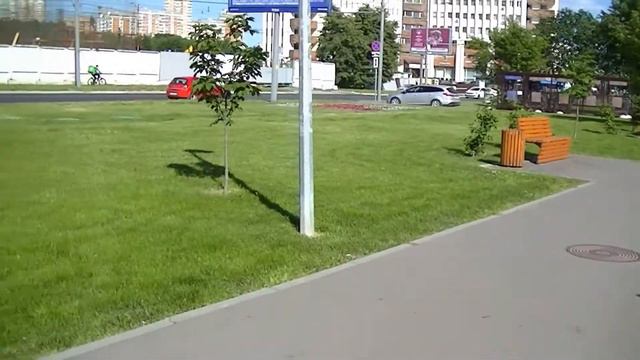 ТПУ и Метро "Селигерская" с земли, 22 июня 2020 смотреть онлайн