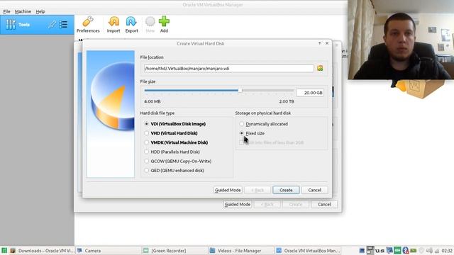 Установка Manjaro Linux. Работа с виртуальной машиной VirtualBox [GL][1] смотреть онлайн