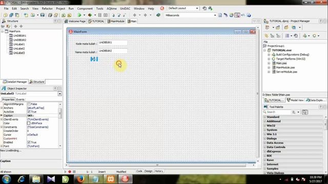 Tutorial Delphi Xe2 unigui dengan database dari mysql смотреть онлайн