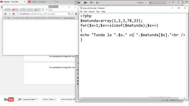 PHP For Loop with Array(SwahiliCoding)- Part 9 смотреть онлайн