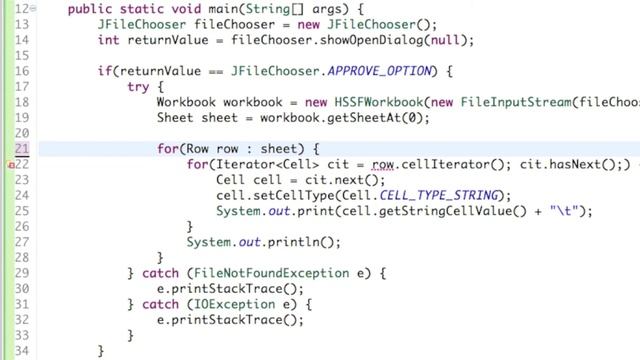 Excel Documents and Java - Iterating (again!?) [Eng] [12] смотреть онлайн