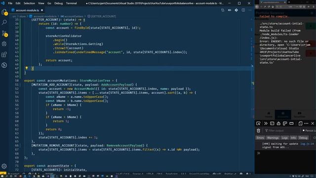 Refactoring The Accounts Module #28 - Vue Projects смотреть онлайн