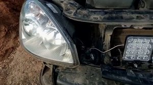 Вспышки ФСО на дальний свет, без страб-контроллера, на приору