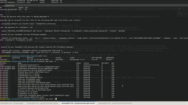 Installing Postgres and Postgres exporter helm charts смотреть онлайн