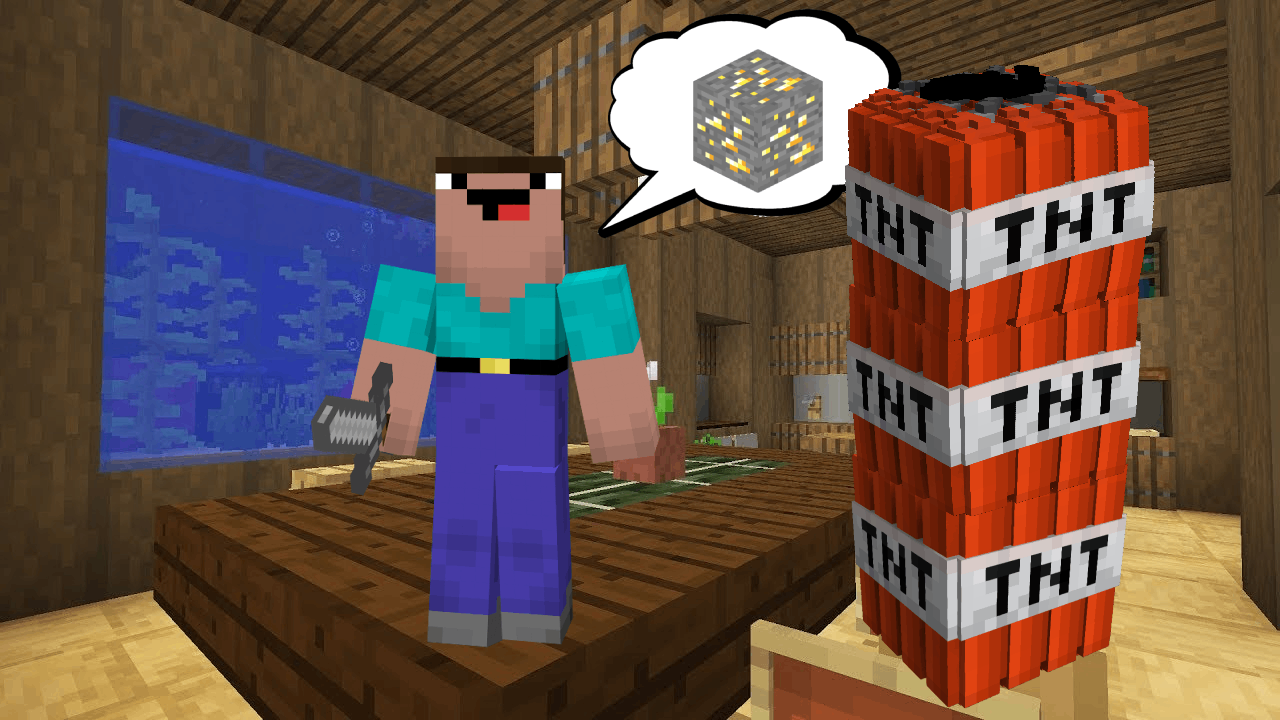 Троллинг Нуба в майнкрафте -- Minecraft смотреть онлайн