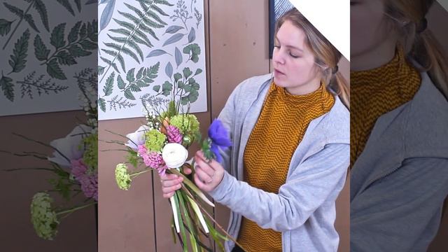 Tutorial: Spring Wedding Bouquet with Hyacinths смотреть онлайн