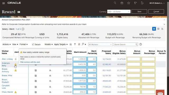 Compensation | Overview of Workforce Compensation Plan Worksheets смотреть онлайн