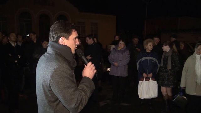 К.Бондарев на встрече с В.Романюком в Калиновке. смотреть онлайн