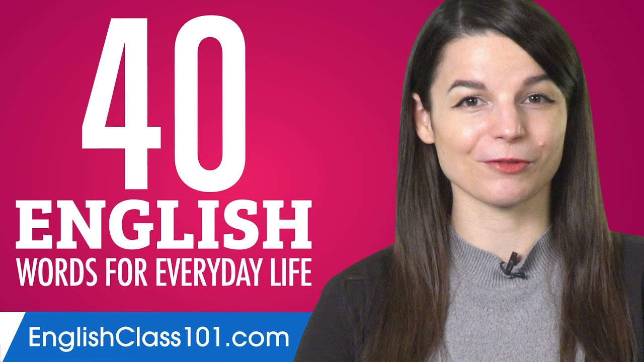 40 Английских Слов На Каждый день #2
40 English Words for Everyday Life - Basic Vocabulary #2