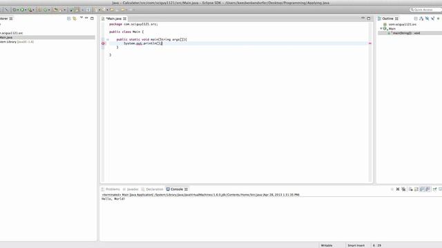Applying Java: Calculator Part 1 смотреть онлайн