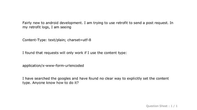 Android : Android Retrofit: content type as application/x-www-form-urlencoded смотреть онлайн