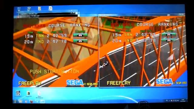 First Real Link Emulation in MAME Alpha Version (Virtua Formula - Firtua Racing) смотреть онлайн