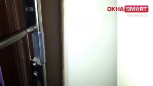 Как отрегулировать люфт входной двери. Неплотное