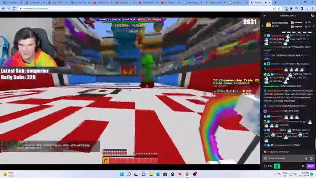 MINECRAFTCHAMPIONSHIP PRIDE/MCCP 22| RED RABBITS VS Aqua Axolotls| Foolish POV смотреть онлайн