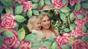 Красивое слайд-шоу из фотографий маме на день рождения. Поздравление маме с юбилеем