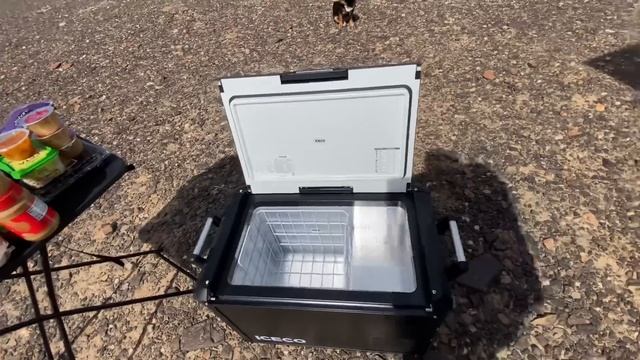 Living in my Honda: Kitchen and Iceco Refrigerator Tour! (Updated) смотреть онлайн