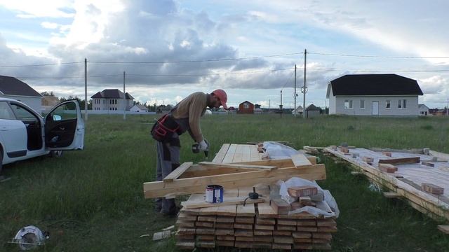 Простой строительный козел из досок своими руками смотреть онлайн