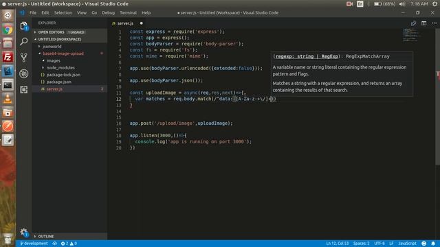 Upload base64 image in Node.js смотреть онлайн