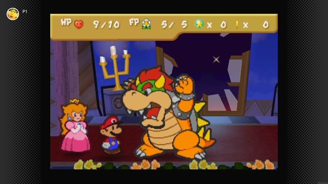 Paper Mario Switch Online N64 - 100% Walkthrough Part 1 No Commentary Gameplay - Peach and Bowser смотреть онлайн