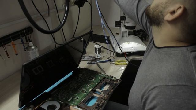 Неудачный ремонт Asus k73sv. Клиент отказался от ремонта. смотреть онлайн