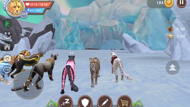 #WildCraft #172 / Лиса против Гепарда на перегонки, кто быстрее в Вайлд Крафт  (#оле7, #doohrysi)