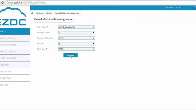 vSphere SDK - Custom Application Portal - Re-Configuring VM смотреть онлайн