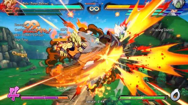Goku Tag Team 100% Combos & More ! Dragon Ball FighterZ смотреть онлайн