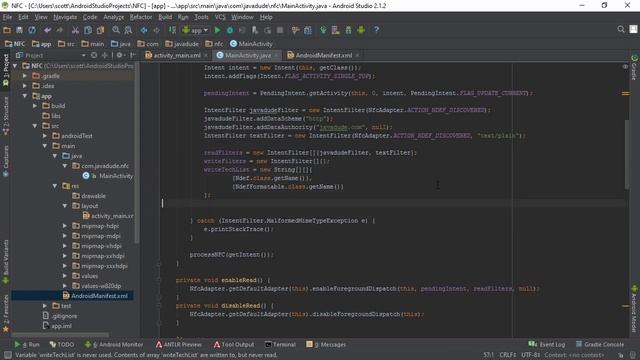 NFC example write смотреть онлайн